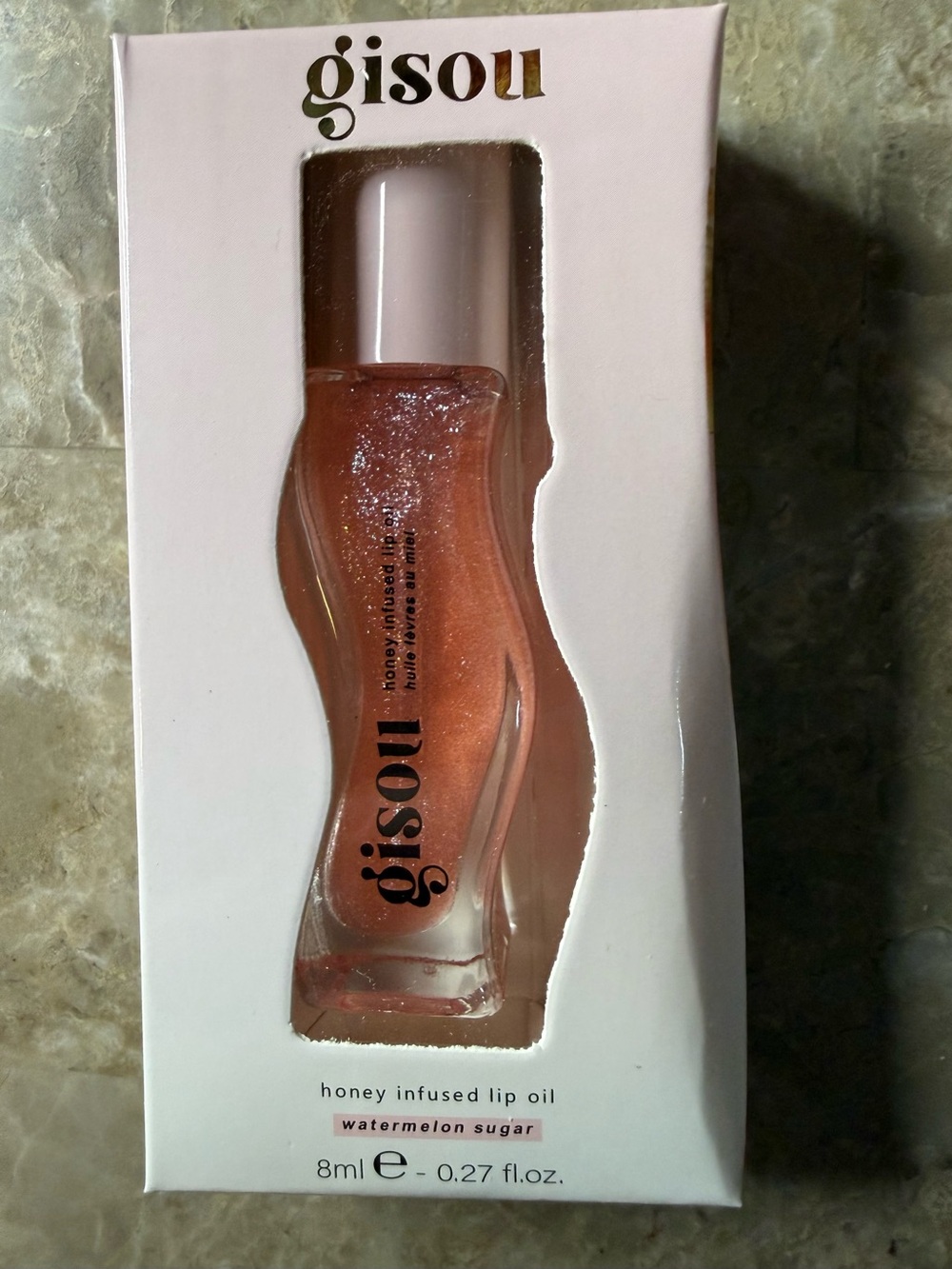 💋3-$36💋Gisou Watermelon Sugar Honey Infused Lip Oil — Pink Shimmer